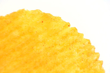 close up of potato chips