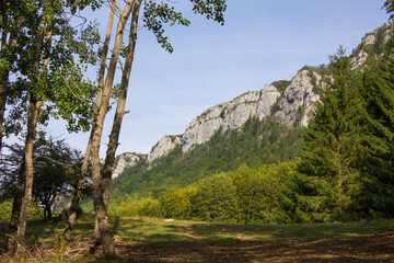Beautiful Landscape with Rocks in the Vercors