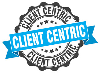 client centric stamp. sign. seal