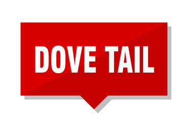 dove tail red tag