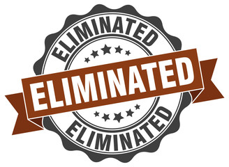 eliminated stamp. sign. seal