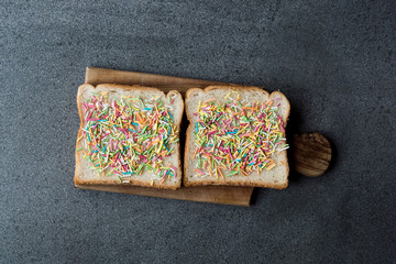 Austrian Fairy Bread with Sprinkles and Butter