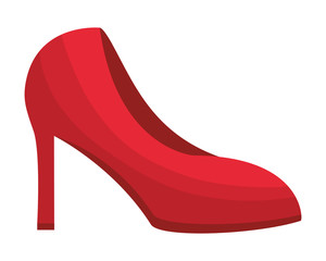 Obraz premium high heel shoes female isolated icon