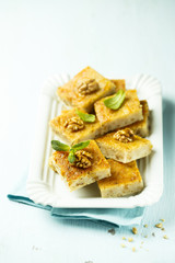 Orange and walnut cake