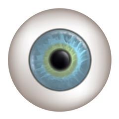 Blue eye illustration