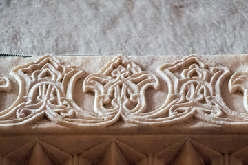 Ottoman marble carving art detail