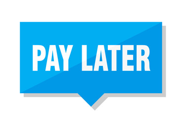 pay later price tag