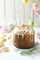 Panettone, or traditional Russian Easter bread