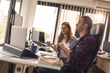 Software developers on a break