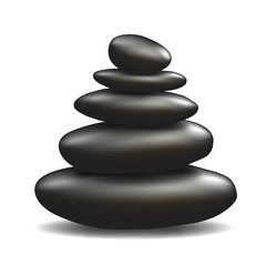 spa stones illustration
