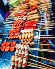 Acrylic painting on canvas art poster in fruit and vegetables motif. Modern style fashion artwork. Contemporary digital big size print in high resolution. Bright design. Graphic fantasy drawing.