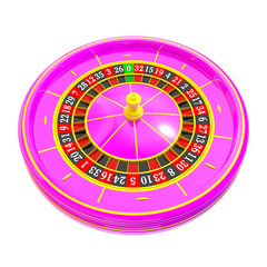 Obraz premium Casino roulette wheel