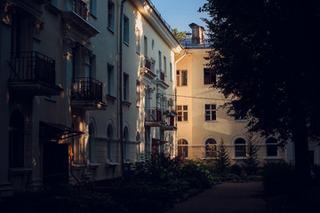 Architecture in the Old Town area in Obninsk, Russia

