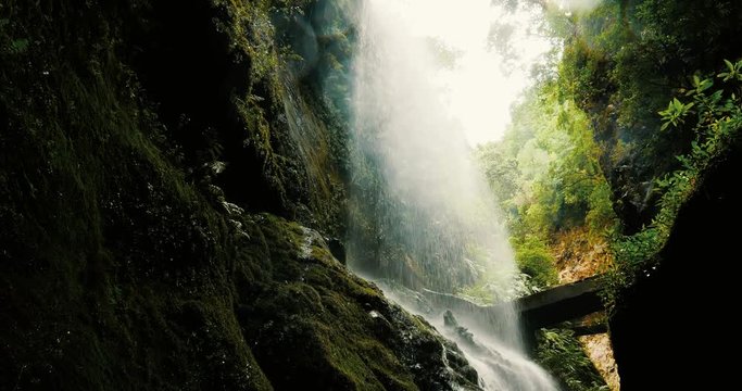 De Los Tilos Waterfall, LaPalma, Canaries - graded Version