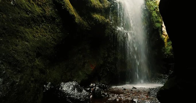 De Los Tilos Waterfall, LaPalma, Canaries - graded Version
