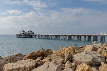Fototapeta na wymiar Malibu Pier, California