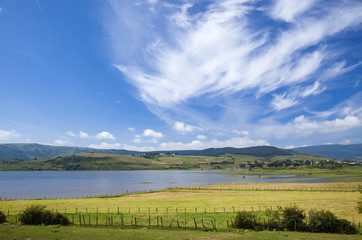 Fototapeta na wymiar Cantabria, Ebro reservoir