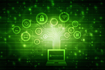 Digital Abstract technology background,2d illustration