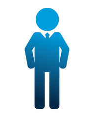 male pictogram user person icon