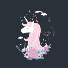 Cute Unicorn Princess, Magic creature.