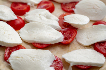 Tomaten mozarella Salat