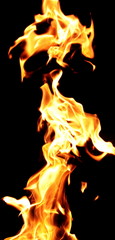 Fototapeta premium The fire of love burns the soul. People crazy with love. Love gives a strength