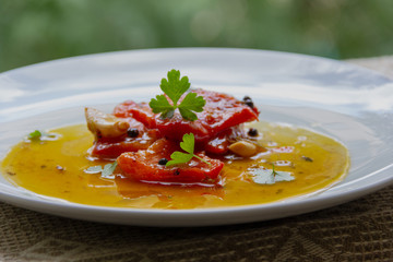 sweet pepper Gogoshary marinated