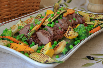 grilled goat meat