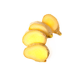 Ginger fresh Isolated on a white background