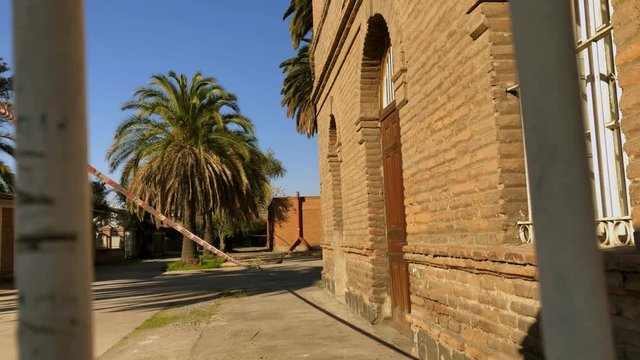 exterior structure of the abandoned catholic convent Asylum of the Little Sisters of the Poor