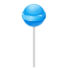 Lollipop. Blue candy