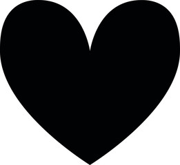 Black Heart Vector