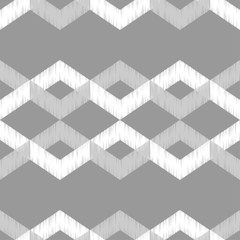 Seamless abstract geometric pattern. Mosaic texture. Brushwork. Hand hatching. Scribble texture. Textile rapport.