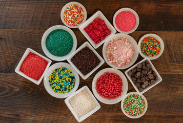 Random Spread of Sprinkles