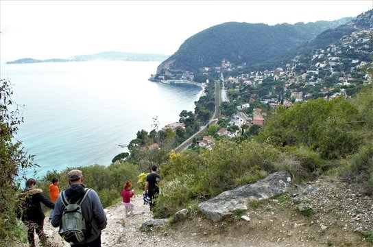 The beautiful trail of Ezze, French Riviera