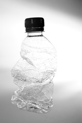 Recycle plastic mineral bottle