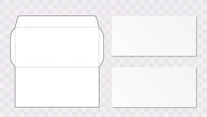 Office Envelope Cut Up Template