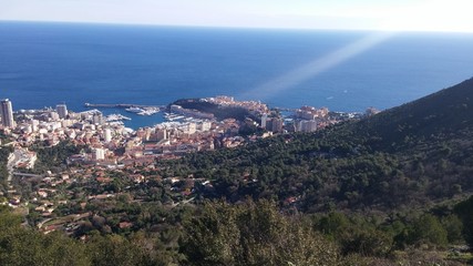 Monaco vu d'en haut