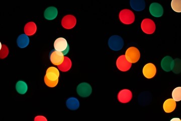 Bokeh colorato cerchi medi