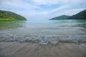 tropical beach and sea