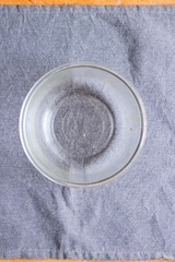 Empty dirty plate or dish. Finished food after lunch or dinner. Kitchenware concept good for restaurants, cafes or kitchen 