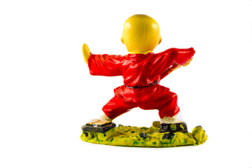 Figura decorativa de samurai