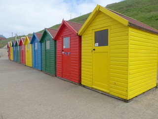 Colourful Beach Huts