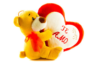 Oso de peluche para enamorados