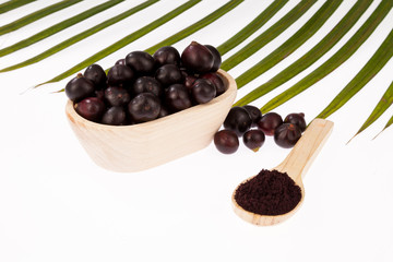Fruit and acai powder - Euterpe oleracea