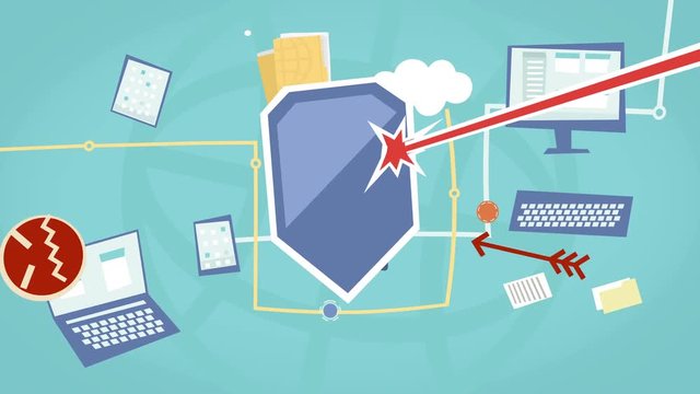 Animation Virus Attacks the Internet Hardware