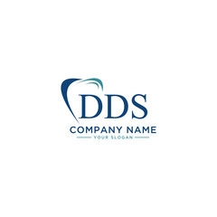 logo letter dds illustration of dental vector design doctor