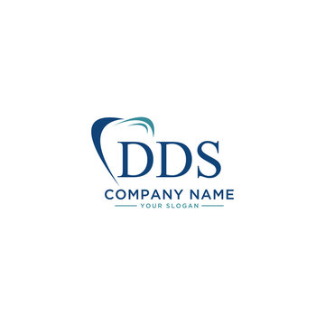 logo letter dds illustration of dental vector design doctor