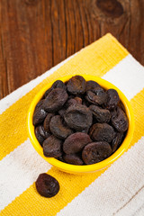 Healthy Organic Dried Apricots Background. Selective focus.