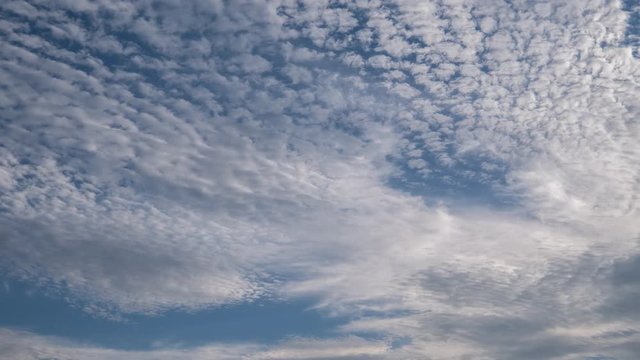 Moving clouds on sky. Nature background. Timelapse.